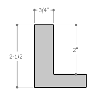 This large profile, L-shape canvas floater frame features a .75 " face and deep, 1.75 " rabbet.  The brushed silver face reveals an undercoat of dark red and solid, silver horizontal lines at 3.5 " intervals.  The outer drop edge in a brushed matte black.

Display your favourite gallery wrapped Giclée print or painting with authentic, fine art style. Ideal floater framing for large, 1.5 " deep canvases.

*Note: These canvas floaters are for stretched canvas prints and paintings, and raised wood panels.