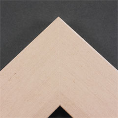 Linen liners are a great option for providing space between art and frame.  Where glass is generally required to protect paper artworks and their mat, a linen liner does not require glass, making it ideal for paintings and Giclée prints.

This 3 " natural liner has an authentic, soft linen texture and colour, and a wide, flat face with sloped inner lip.  It is best suited to large and extra large (oversize) canvas prints and oil or acrylic paintings.