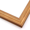 This natural-wash wood frame features a natural varnish that highlights the rich wood grain. Antiquing is created by nicks that add character and depth to the subtlety bevelled face.
1.25 " width: ideal for smaller images. Border a rustic nature photograph, or autumnal painting or print with this simple, bucolic frame.