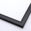 This slender, gently curving frame features a classic matte black finish.
15/16 " width: ideal for small artwork. The clean lines of this modern frame make it the perfect fit for a wide variety of paintings, photos and giclee prints.
