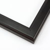 This classic black, matte frame features a smooth curve on the outer edge and two step lip.
1.125 " width: ideal for smaller artworks. Pair this simple frame with a bold oil or watercolour painting, or border a high-contrast greyscale photograph for a modern effect.