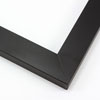 This simple frame features a flat, matte black finish.
1.255 " width: ideal for small to large artwork. The clean modern lines of this frame make it the perfect fit for a wide variety of paintings, photos and giclee prints.