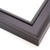 This frame features a crown moulding profile finished in a deep plum wash. The steeply bevelled edges are naturally highlighted for an elegantly modern look.
2.125 " width and 1.25 " depth: ideal for medium to large images. Border a white-dominant grayscale photograph or acrylic painting with this stylishly simple frame.