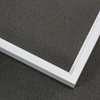 This metal picture frame has a smooth, Bright White with a flat face profile.
.375 " width: ideal for small or medium artworks. Easily frame photographs, thicker cloth or needlework art prints.
Nielsen 93-52 Profile