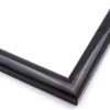 This glossy black frame with a high-shine finish features a slim curved profile. The result is a classic yet modern border that can be matched with almost any artwork and decorating style.
1 " width: ideal for smaller images. Select an oil or watercolour painting, print, or white-dominant grayscale photograph.