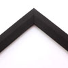 Linen liners are a great option for providing space between art and frame. Where glass is generally required to protect paper artworks and their mat, a linen liner does not require glass, making it ideal for paintings and Giclée prints.
This 1 " black liner has an authentic, soft linen texture, and flat face with a sloped inner lip. It is best suited to small and medium size canvas prints and oil paintings.