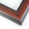 This deep, dense frame features a scoop profile, bevelled outer edge and beading on the inner lip. The walnut wash on the face fades to black on both ends.
2.5 " width: ideal for medium to very large artworks. The unique mix of rustic and contemporary makes this frame a versatile choice. Pair with a favourite photograph, painting or Giclée print.