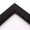 Linen liners are a great option for providing space between art and frame. Where glass is generally required to protect paper artworks and their mat, a linen liner does not require glass, making it perfect for paintings and Giclée prints.
This 1.5 " black liner has an authentic, soft linen texture, and a flat face with sloped inner lip. It is ideal for small, medium or large canvas prints and oil paintings.