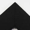 Linen liners are a great option for providing space between art and frame. Where glass is generally required to protect paper artworks and their mat, a linen liner does not require glass, making it ideal for paintings and Giclée prints.
This 3 " black liner has an authentic, soft linen texture, and a wide, flat face with sloped inner lip. It is best suited to large and extra large (oversize) canvas prints and oil or acrylic paintings.