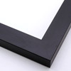 This simple, matte black frame features a 1.125 " outer depth for a stark contrast between wall and artwork.
1.5 " width: ideal for medium sized pieces. This classic frame style matches a wide variety of artwork, from old paintings and prints to modern photographic images.