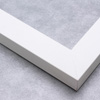 This simple, matte white frame features a 1.125 " outer depth for a stark contrast between wall and artwork.
1.5 " width: ideal for medium sized pieces. This modern frame style matches a wide variety of artwork, from classic paintings and prints to modern photographic images.