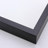 This stylish, matte black shadow box frame features smooth lines and a slender, .75 " wide face, making it the ideal compartment for smaller displays. The deep drop on the inner lip creates a pleasing outer shadow to mirror the interior.
Fill the shallow, 1 " rabbet with memorabilia from your wedding or a favourite family vacation. The possibilities are endless with this classic design.