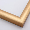 This high shine, rose gold foil frame features a thick curved profile. A brushed finish reveals subtle lines and faint black spattering gives an antique look - simple, yet glamorous. A 1 " rabbet gives this frame a narrow shadow-box quality.
1.25 "es width: ideal for medium-sized images. Select an oil or watercolour painting, print, or abstract photograph.