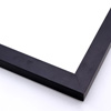 This matte black frame features a slim, smooth face. Dress it up with an old watercolour or oil painting, or keep it modern with a family photograph.
.875 "es wide: ideal for small images to medium images.