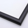 This simple, matte black frame features a slim curved profile. The result is a classic yet modern border that can be matched with almost any artwork and decorating style.
1 " " width: ideal for small images. Select an oil or watercolour painting, giclee print, or white-dominant grayscale photograph.