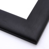 This classic frame features a smooth curve profile in matte black.
1.5 " width: ideal for medium or large artworks. Pair this sleek, modern frame with a grayscale image or bold oil or acrylic painting.