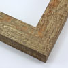 This simple but expressive frame features an organic wood grain face, complete with whorls and shallow ridges. The soft, tan finish has hints of gold that add a worn sheen to the natural texture.
1.75" width: ideal for medium size artworks. The natural simplicity of this countryside frame is the perfect match for nature or farmland photographs or oil paintings.