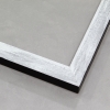 1 " width: ideal for small images. Border a bold greyscale photograph or acrylic painting or print in this subtle, contemporary frame.