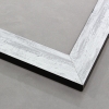 1-3/4 " width: ideal for small to medium images. Border a bold greyscale photograph or acrylic painting or print in this subtle, contemporary frame.
