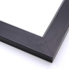 This modern frame features a smooth, matte black face and 45 degree slanted lip.
1.75 " width: ideal for medium size images. Pair this simple frame with a bold oil painting or subtle watercolour, or border a black and white photograph for a contemporary look.