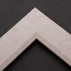 Linen liners are a great option for providing space between art and frame. Where glass is generally required to protect paper artworks and their mat, a linen liner does not require glass, making it ideal for paintings and Giclée prints.
This 1 " natural liner has an authentic, soft linen texture and colour, and a flat face with a sloped inner lip. It is best suited to medium and large canvas prints, watercolours or oil paintings.