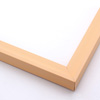 This playful, matte peach-colour frame features a flat outer edge, steep scoop profile and smooth finish.
1 " width: ideal for smaller artworks. The pastel colour makes this frame a perfect choice for any hard-to-match paintings, photographs or giclee prints. It is also the best choice for the nursery wall.