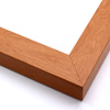This heavy frame features simple, straight edges and a pecan-wood finish with wood grain details.
Protruding 1.25 "es, a distinct division is achieved between art and wall. The deep rabbet also provides shadow box properties.
1.5 " width: ideal for medium size images. The simple, classic nature of this frame, and it
